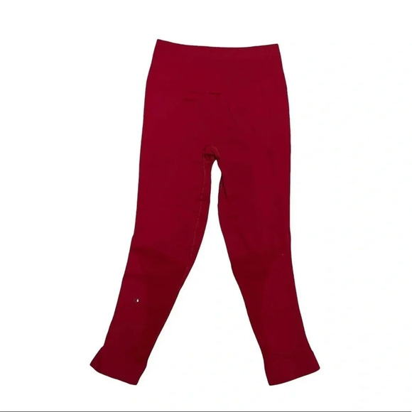 Lululemon Zone In Crop 21" Leggings Berry Rumble seamless High Rise Size 4 - Picture 6 of 9